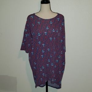 Lularoe Irma with Anchors